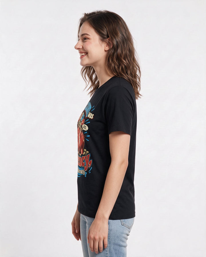 Mom Black T-Shirt for Women – Everyday Expression Graphic Tee product image 2