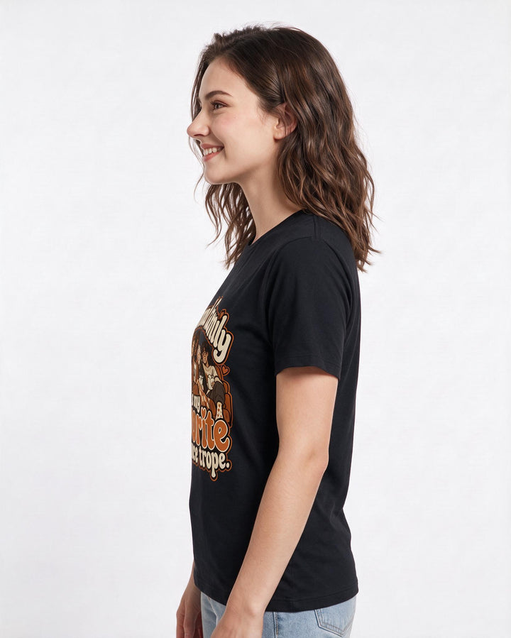 Pride Black T-Shirt for Women – Everyday Expression Graphic Tee product image 2
