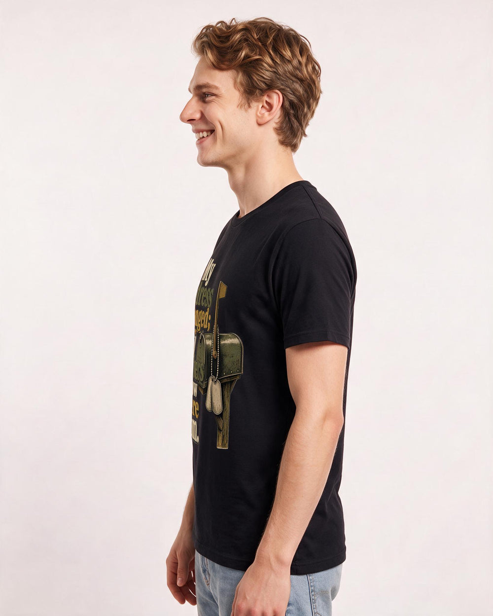 Veteran Black T-Shirt for Men – Everyday Expression Graphic Tee product image 2