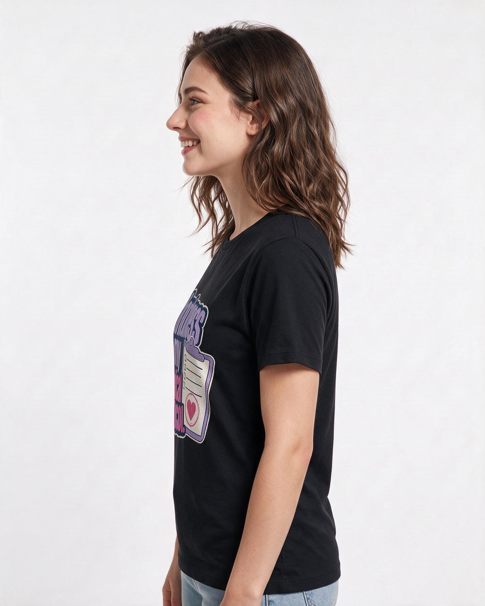 Nurse Women's Black T-Shirt – Kindness is my clinical protocol. product image 2