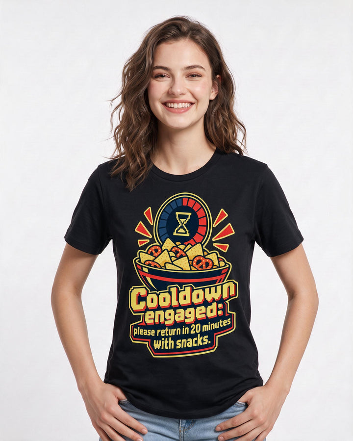 Gaming Black T-Shirt for Women – Game Night Graphic Tee product image 1