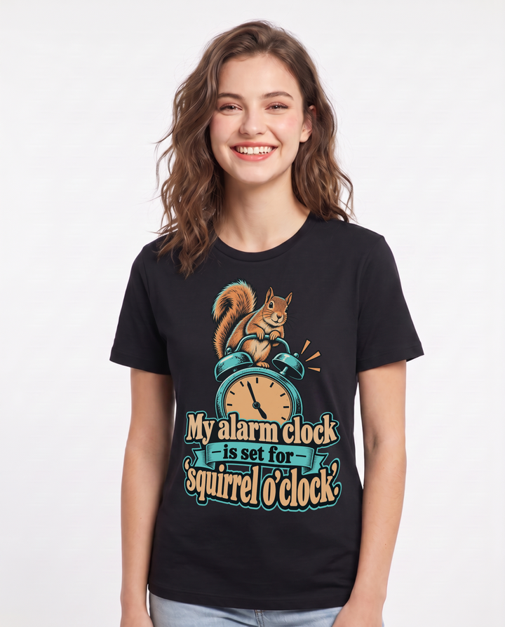 Hunting Black T-Shirt for Women – Everyday Expression Graphic Tee product image 3
