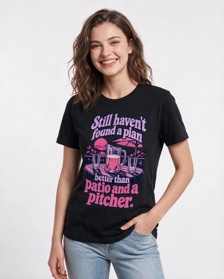 Beer Black T-Shirt for Women – Everyday Expression Graphic Tee product image 1