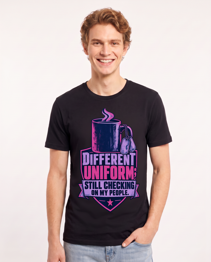 Veteran Black T-Shirt for Men – Everyday Expression Graphic Tee product image 3