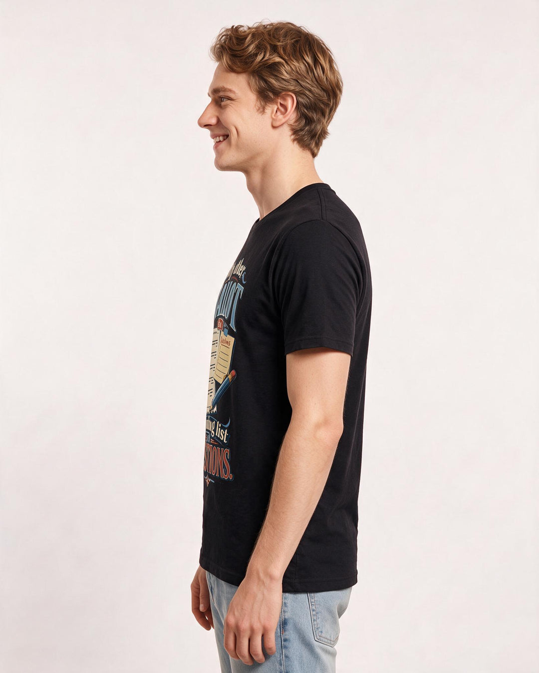 Political Statement Black T-Shirt for Men – Everyday Expression Graphic Tee product image 2