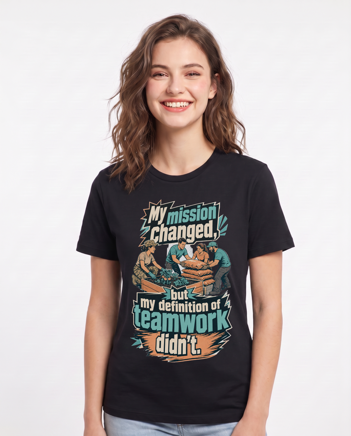 Veteran Black T-Shirt for Women – Everyday Expression Graphic Tee product image 3