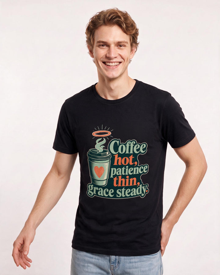 Christian Faith Black T-Shirt for Men – Everyday Expression Graphic Tee product image 1