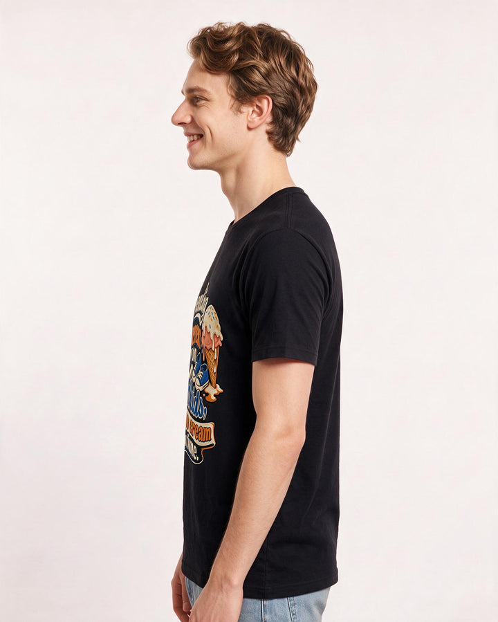 Grandparent Black T-Shirt for Men – Everyday Expression Graphic Tee product image 2