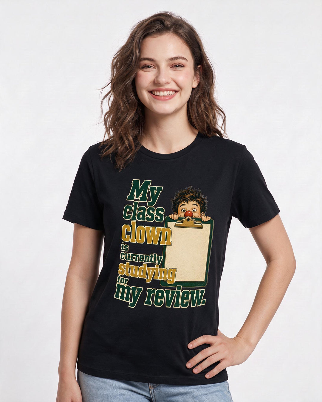 Teacher Black T-Shirt for Women – Everyday Expression Graphic Tee product image 1