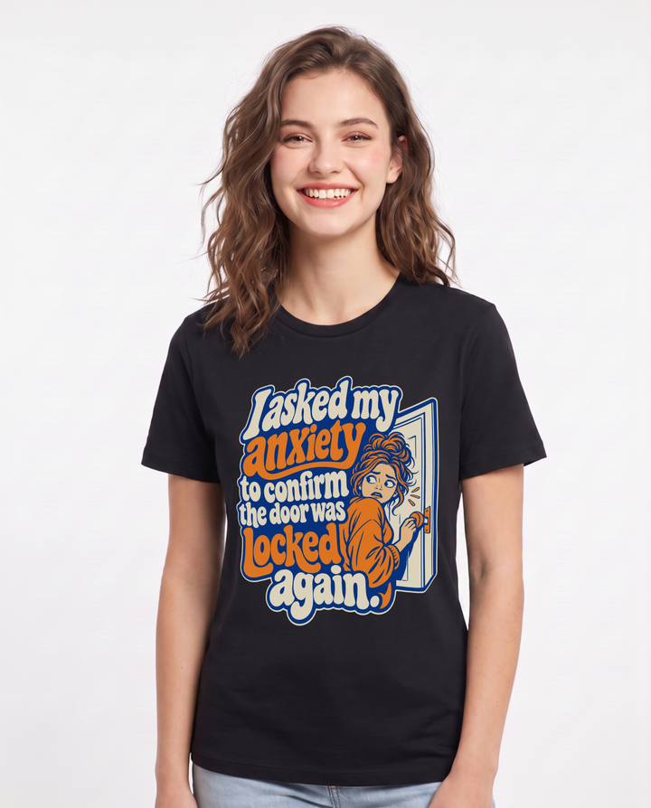 Meme Black T-Shirt for Women – Everyday Expression Graphic Tee product image 3