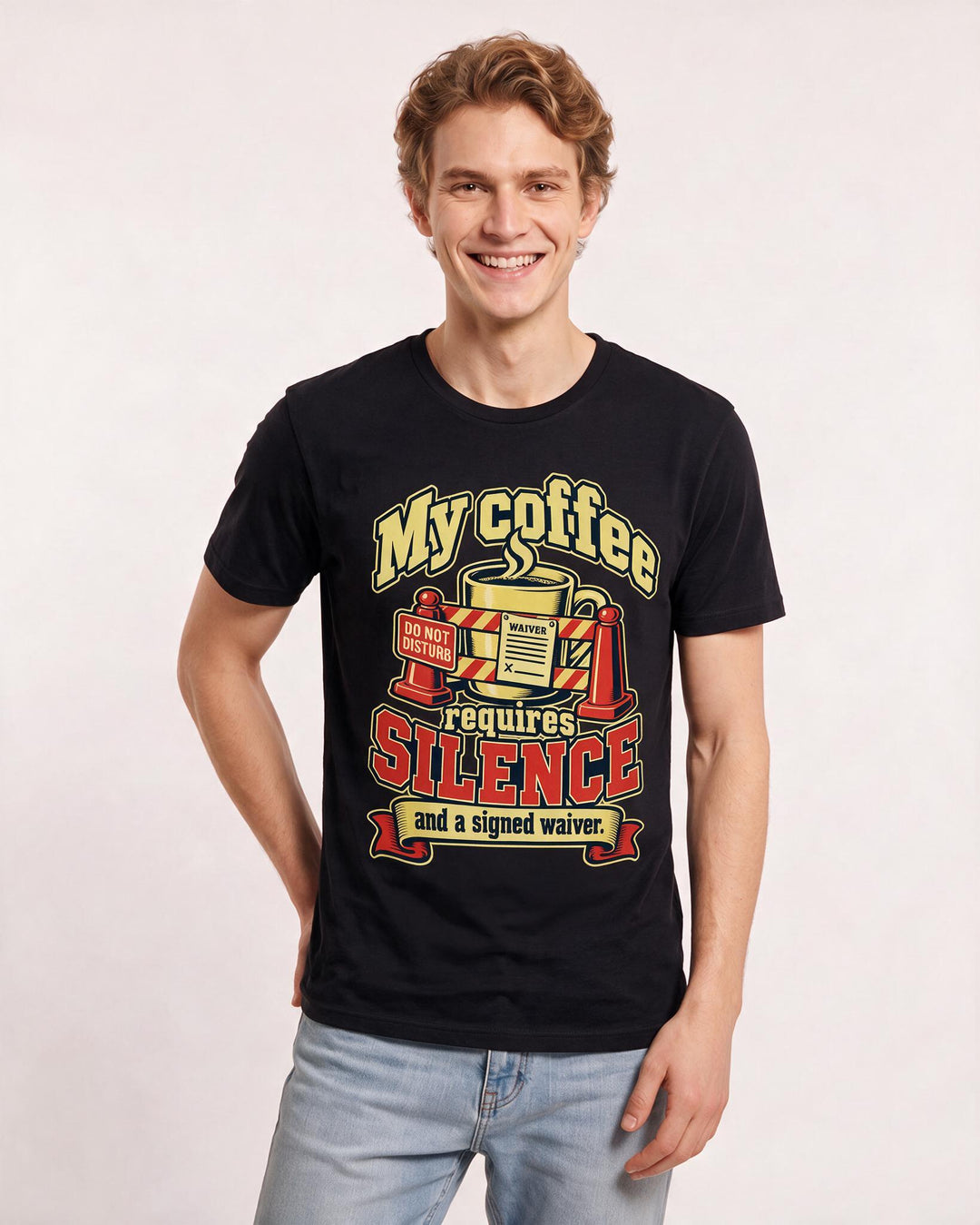 Grandparent Black T-Shirt for Men – Everyday Expression Graphic Tee product image 1