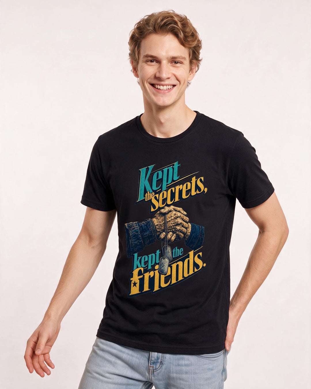 Veteran Black T-Shirt for Men – Everyday Expression Graphic Tee product image 1