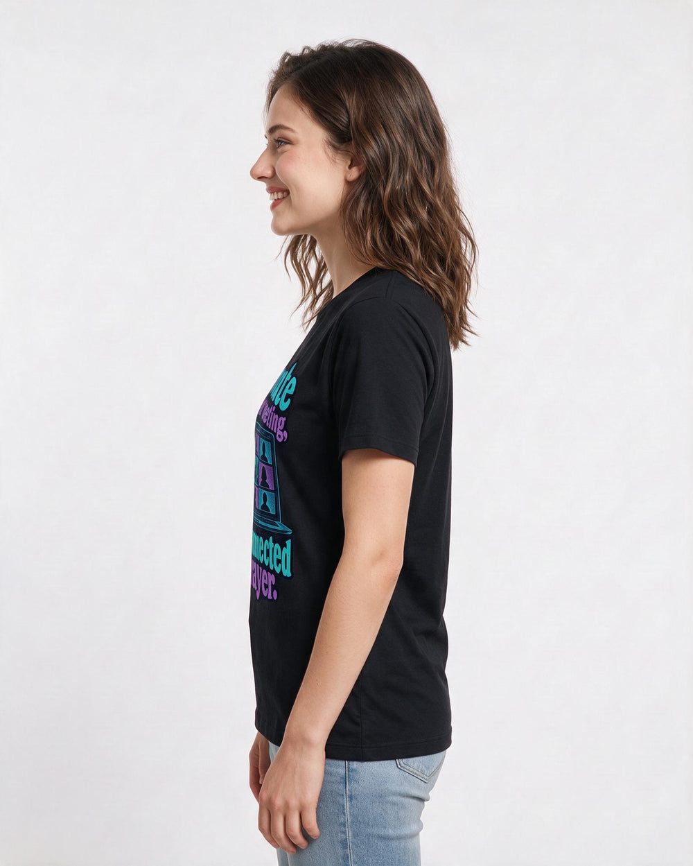 Christian Faith Black T-Shirt for Women – Everyday Expression Graphic Tee product image 2