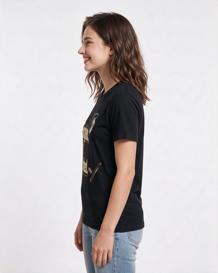 Christian Faith Black T-Shirt for Women – Everyday Expression Graphic Tee product image 2