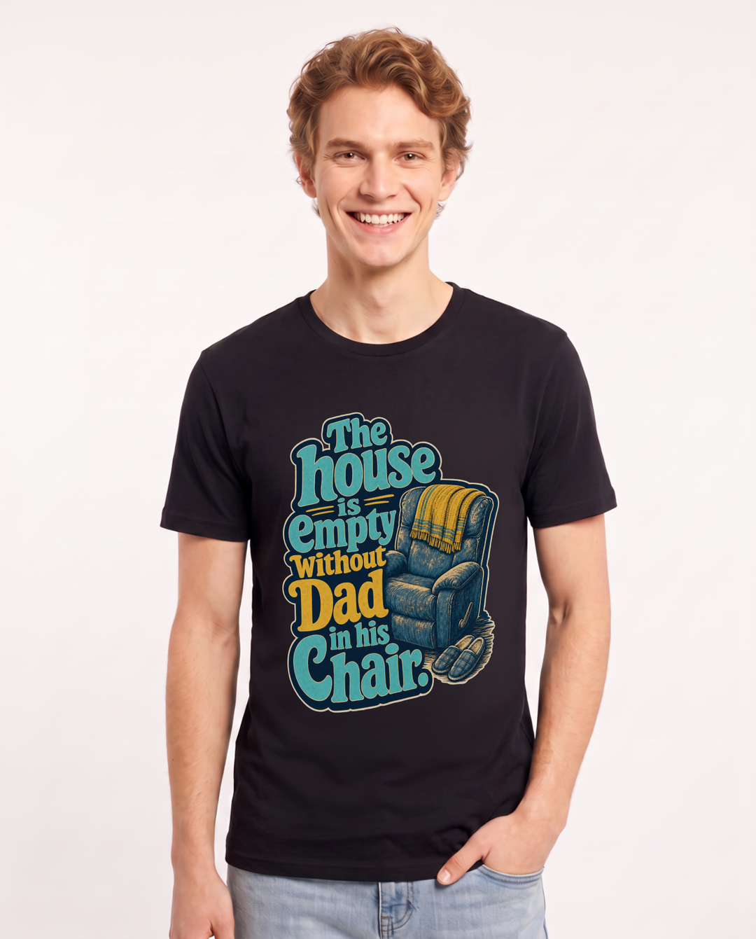 Dad Black T-Shirt for Men – Everyday Expression Graphic Tee product image 3
