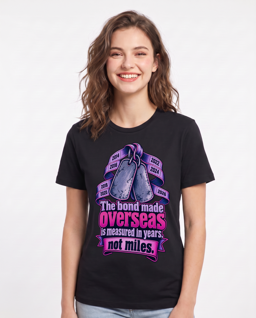 Veteran Black T-Shirt for Women – Everyday Expression Graphic Tee product image 3