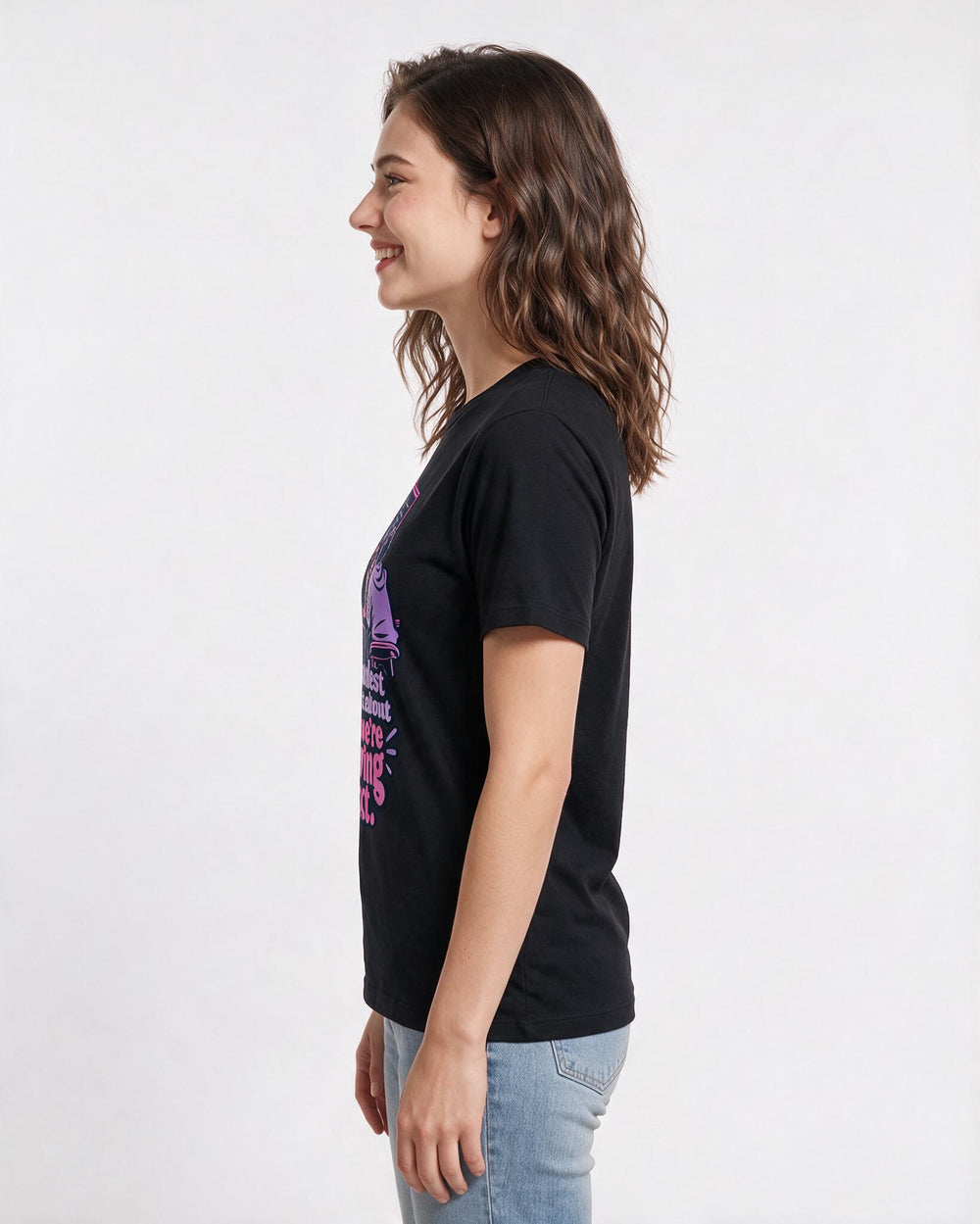 Beer Black T-Shirt for Women – Everyday Expression Graphic Tee product image 2