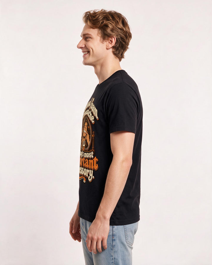 Beer Black T-Shirt for Men – Everyday Expression Graphic Tee product image 2