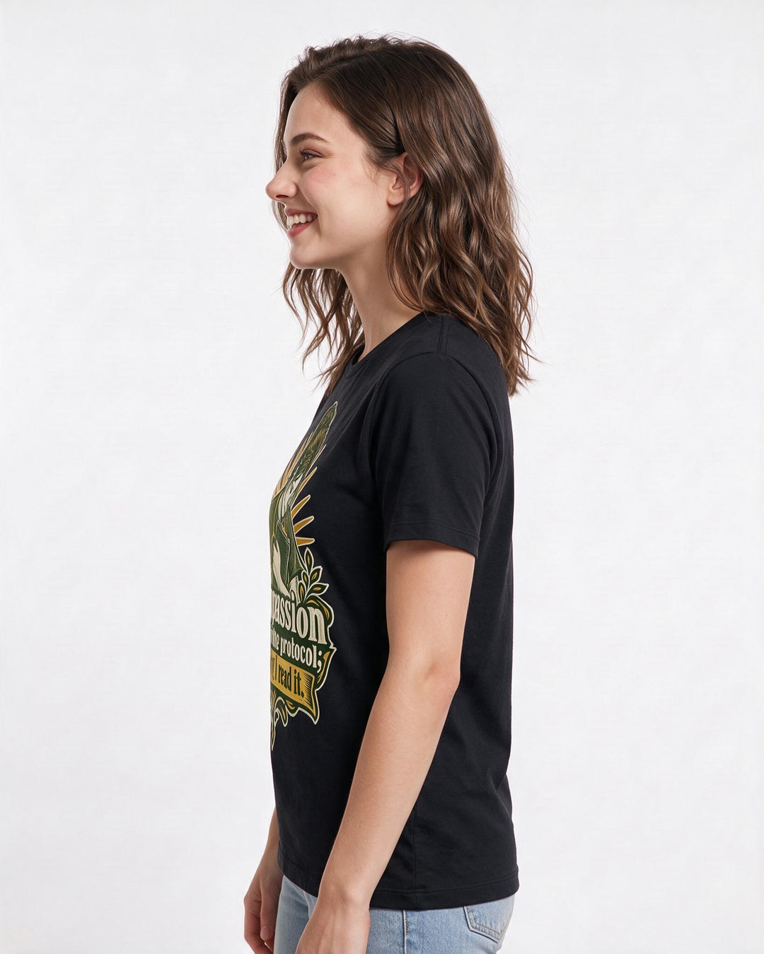 Nurse Black T-Shirt for Women – Nursing Life Graphic Tee product image 2