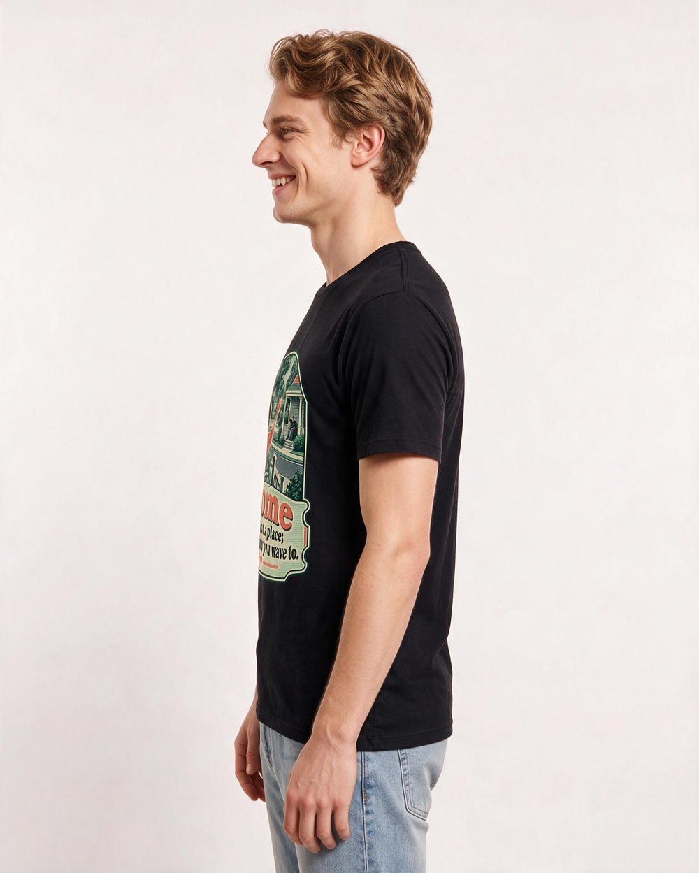 Patriotic Black T-Shirt for Men – Everyday Expression Graphic Tee product image 2