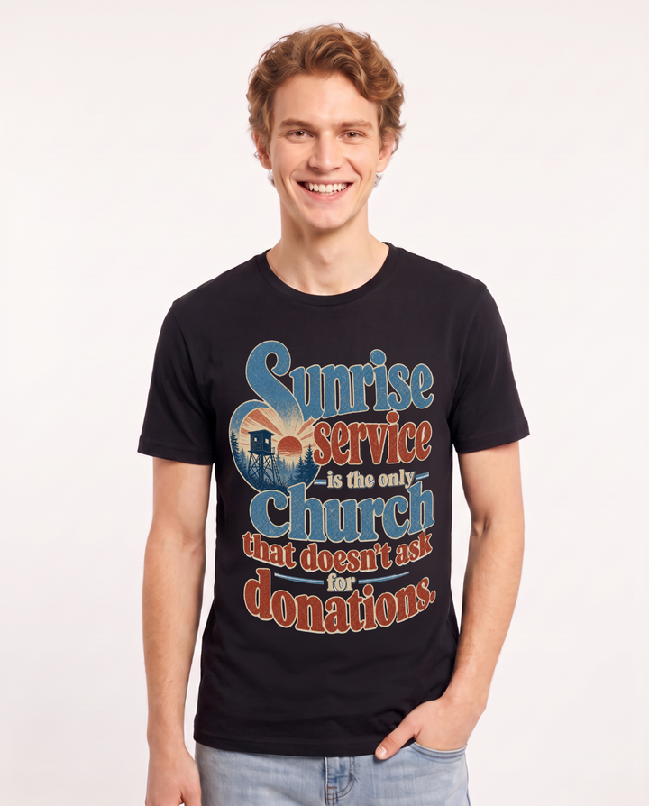 Hunting Black T-Shirt for Men – Everyday Expression Graphic Tee product image 3
