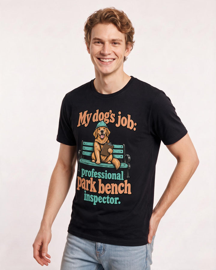 Cat Lover Black T-Shirt for Men – Everyday Expression Graphic Tee product image 1