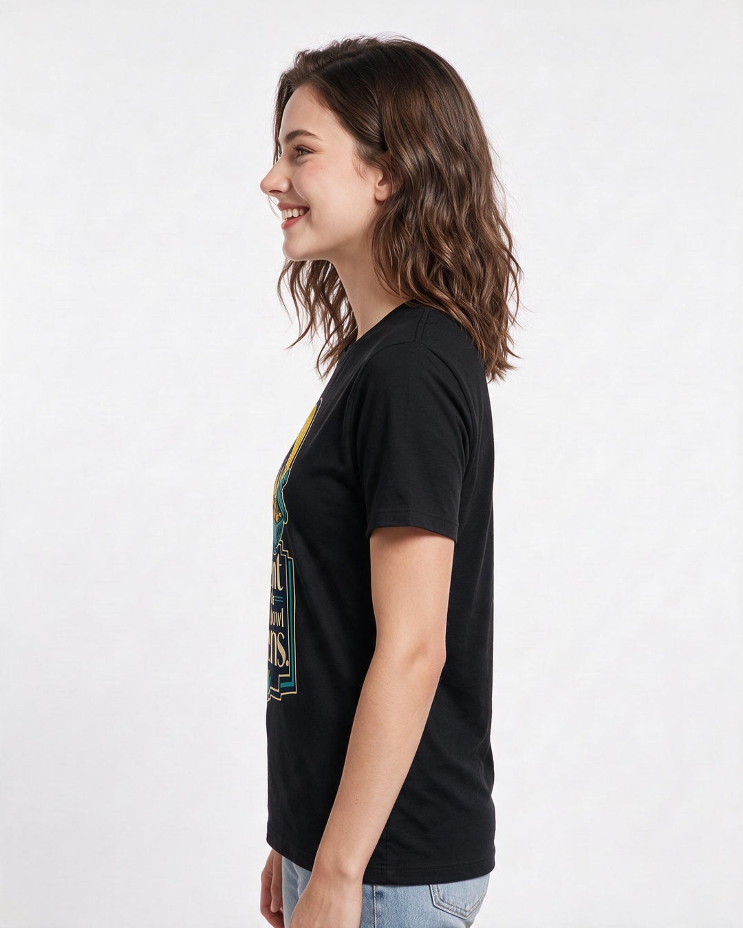Family Black T-Shirt for Women – Everyday Expression Graphic Tee product image 2