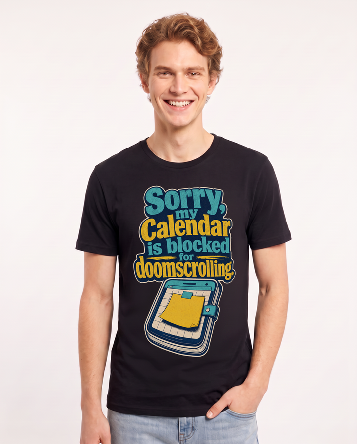 Meme Black T-Shirt for Men – Everyday Expression Graphic Tee product image 1