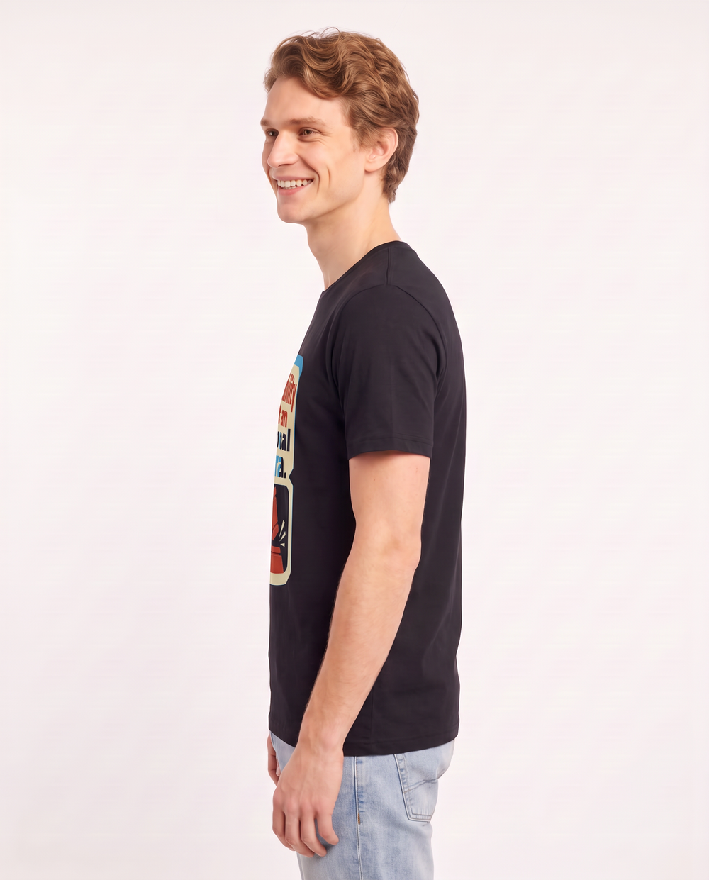 Graphic Men's Black T-Shirt - Accountability is not an optional extra. product image 2