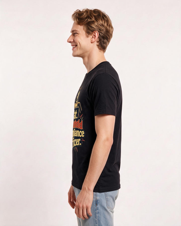 Cat Lover Black T-Shirt for Men – Everyday Expression Graphic Tee product image 2