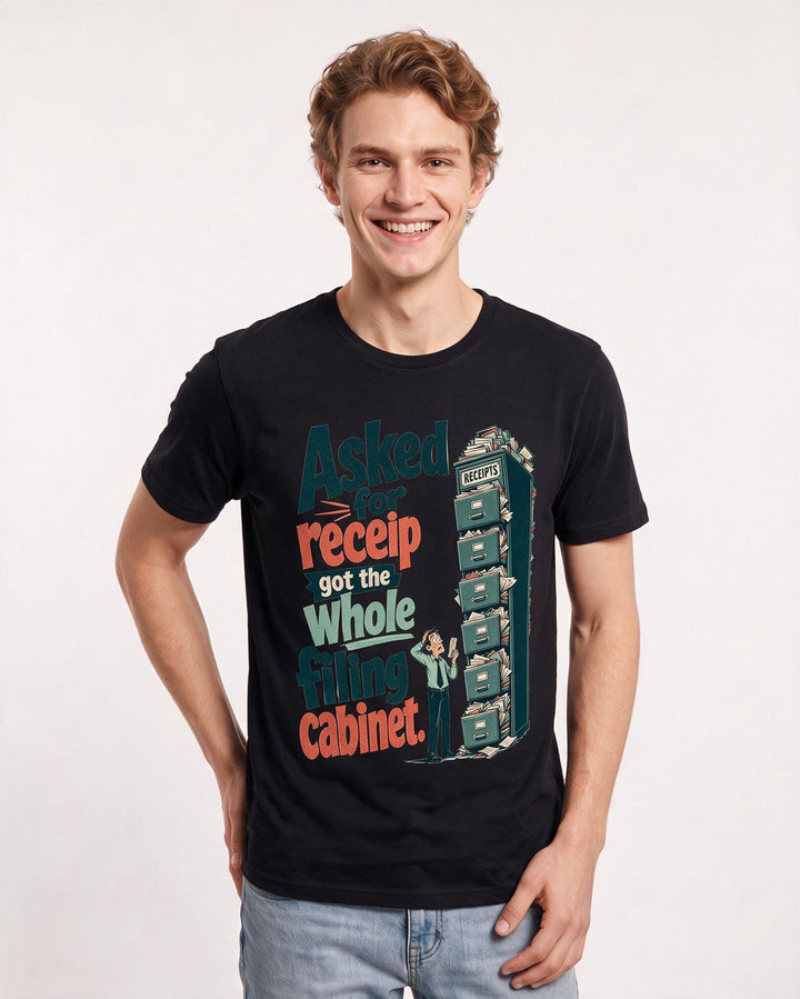 Political Statement Black T-Shirt for Men – Everyday Expression Graphic Tee product image 1