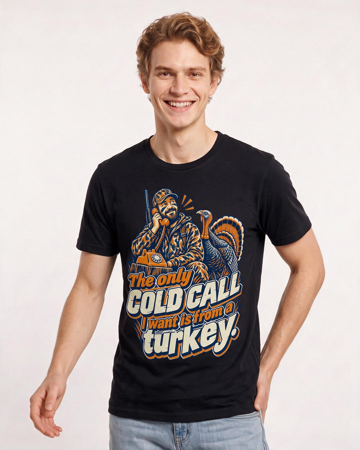 Hunting Black T-Shirt for Men – Everyday Expression Graphic Tee product image 1