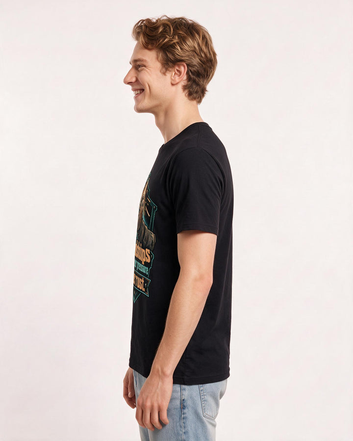 Veteran Black T-Shirt for Men – Everyday Expression Graphic Tee product image 2