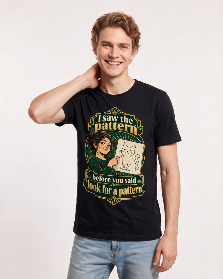Neurodiversity Black T-Shirt for Men – Everyday Expression Graphic Tee product image 1