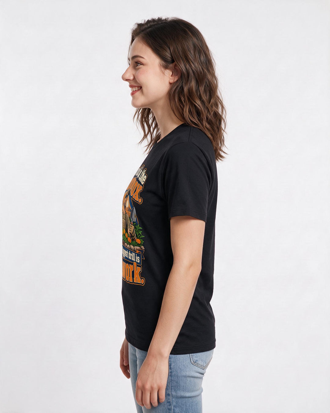 Veteran Black T-Shirt for Women – Everyday Expression Graphic Tee product image 2
