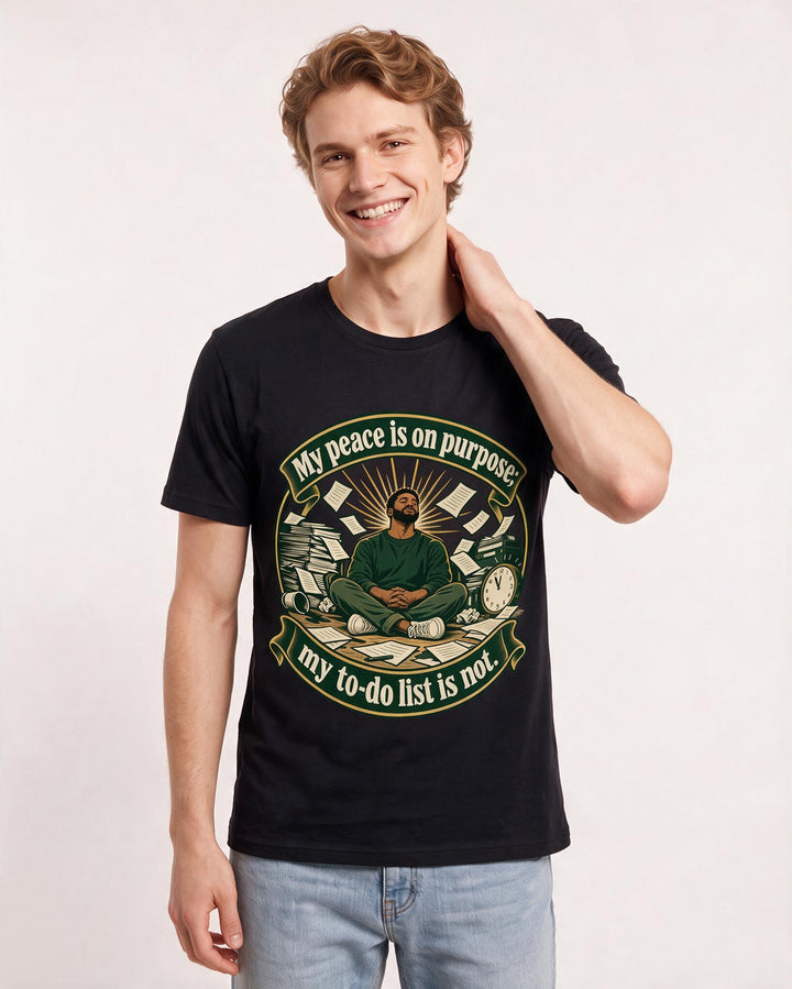 Christian Faith Black T-Shirt for Men – Everyday Expression Graphic Tee product image 1