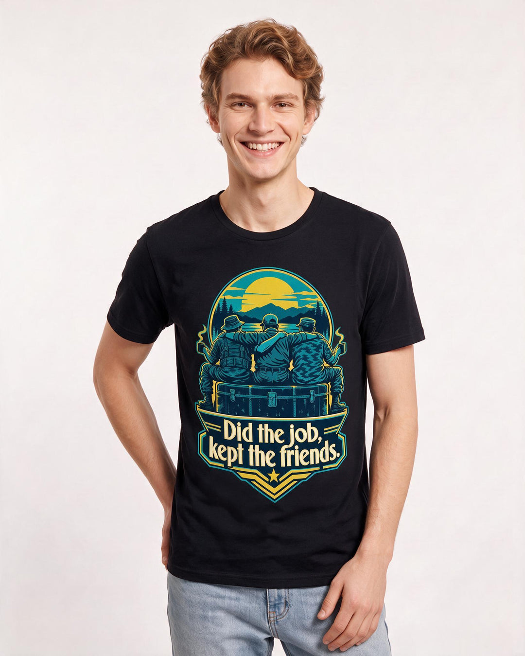 Veteran Black T-Shirt for Men – Everyday Expression Graphic Tee product image 1