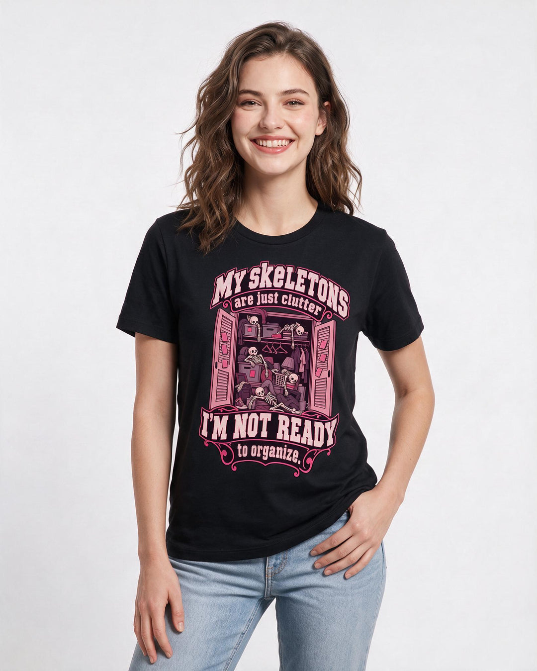 Halloween Black T-Shirt for Women – Halloween Theme Graphic Tee product image 1
