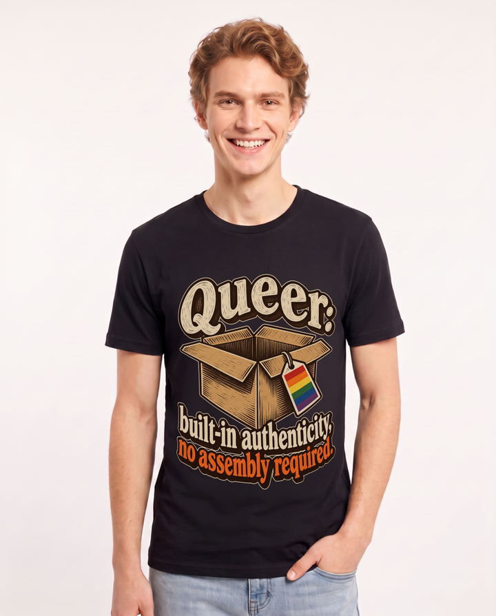 Pride Black T-Shirt for Men – Everyday Expression Graphic Tee product image 3
