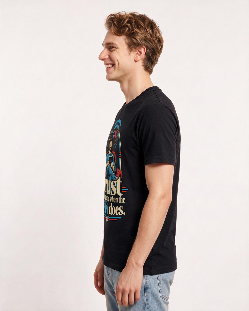 Christian Faith Black T-Shirt for Men – Everyday Expression Graphic Tee product image 2