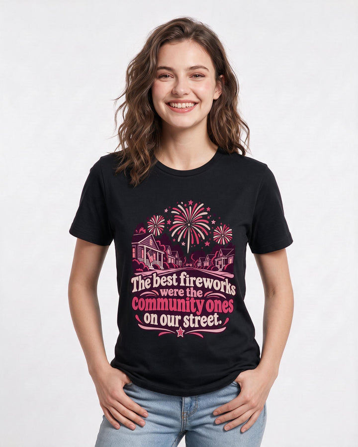 Patriotic Black T-Shirt for Women – Everyday Expression Graphic Tee product image 1