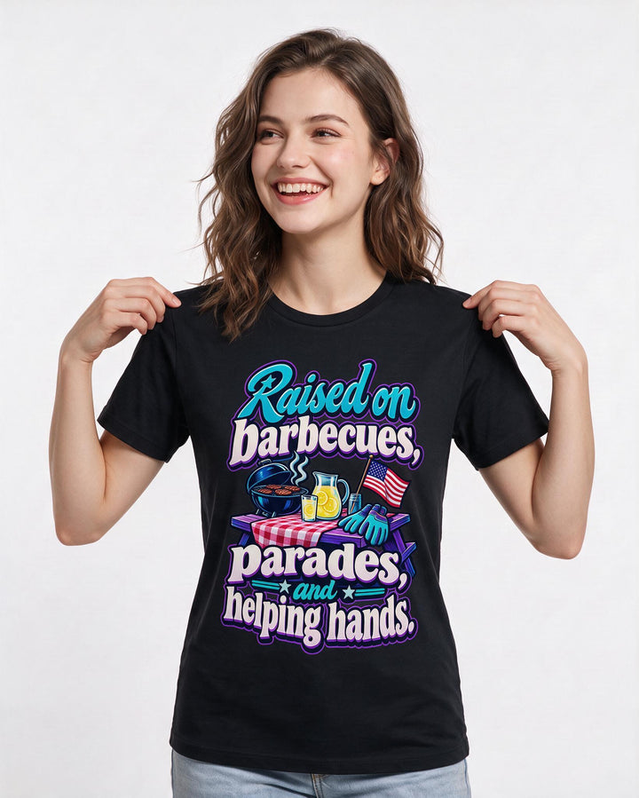 Patriotic Black T-Shirt for Women – Everyday Expression Graphic Tee product image 1