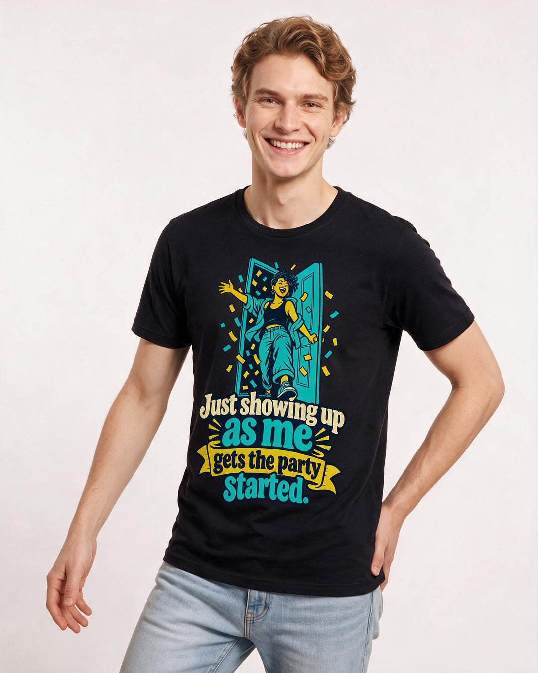 Pride Black T-Shirt for Men – Everyday Expression Graphic Tee product image 1
