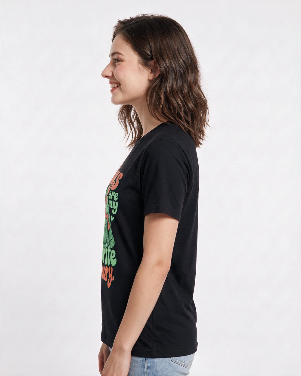 Mom Black T-Shirt for Women – Everyday Expression Graphic Tee product image 2