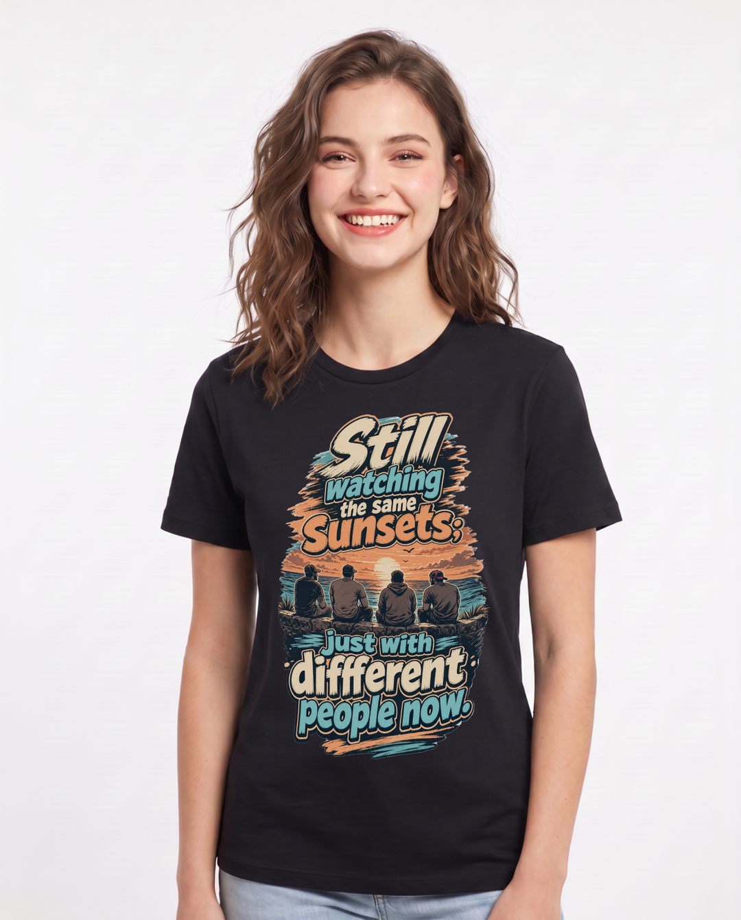 Veteran Black T-Shirt for Women – Everyday Expression Graphic Tee product image 3