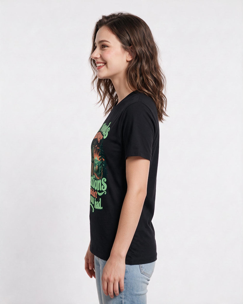 Hunting Black T-Shirt for Women – Everyday Expression Graphic Tee product image 2
