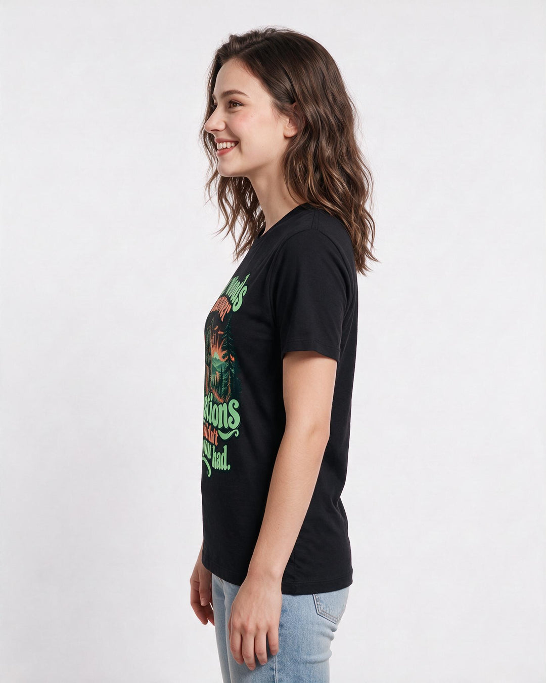 Hunting Black T-Shirt for Women – Everyday Expression Graphic Tee product image 2