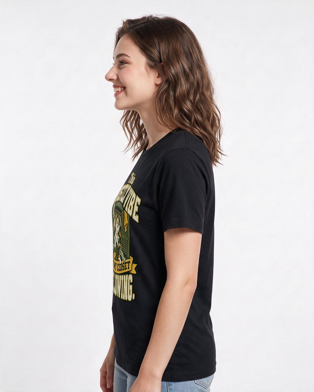Halloween Black T-Shirt for Women – Halloween Theme Graphic Tee product image 2