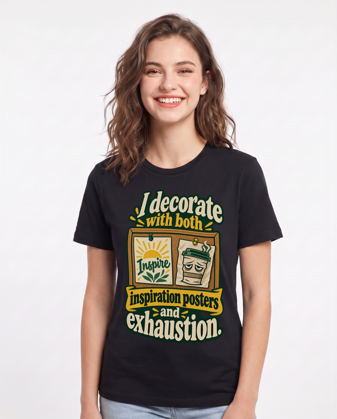 Teacher Black T-Shirt for Women – Everyday Expression Graphic Tee product image 3