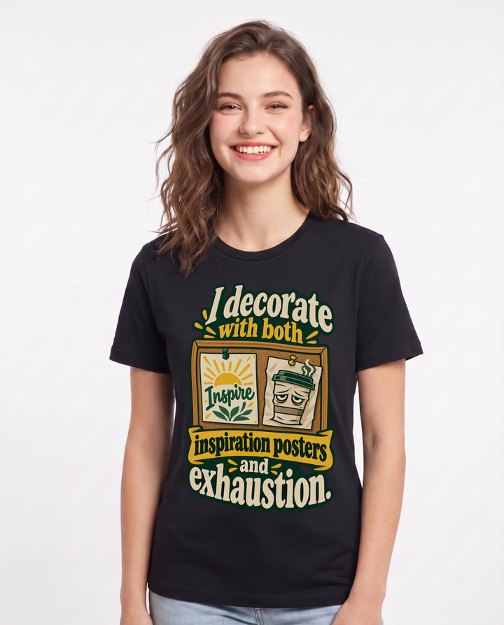 Teacher Black T-Shirt for Women – Everyday Expression Graphic Tee product image 3